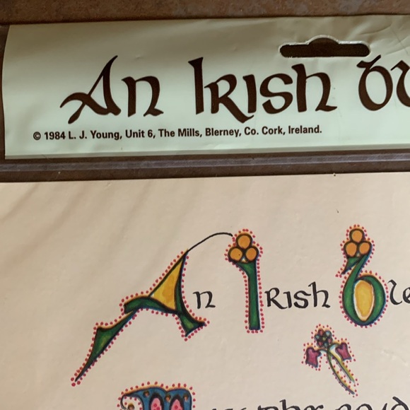 An Irish Blessing Vintage Poster - Picture 2 of 10